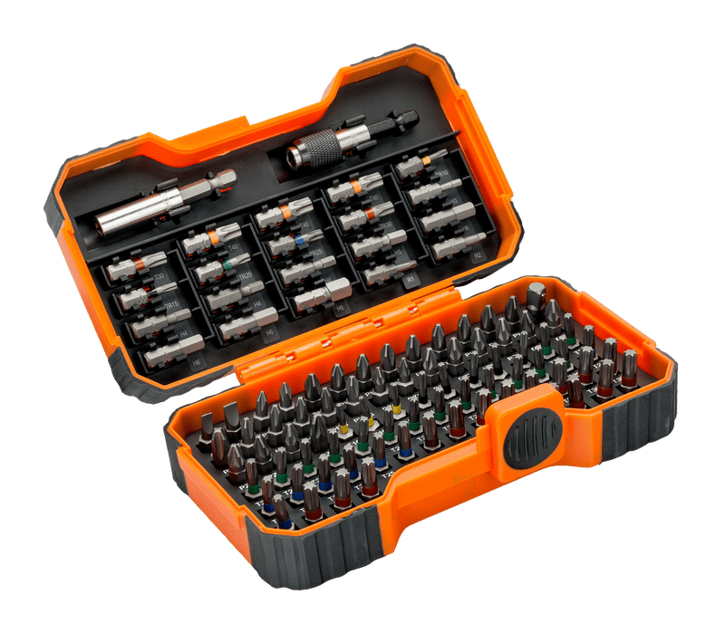 Bahco 59 s100bc-ip bitset | 100-delig | voor gleuf-, phillips®, pozidriv®, hexagon, robertson en torx | 59 s100bc-ip