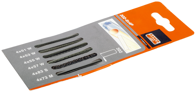 Bahco assortiment figuurblaadjes | 302-6x4p