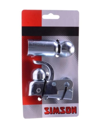 Simson Bicycle Car Link - Accoppiamento forte per il rimorchio per biciclette - Universal - zincato