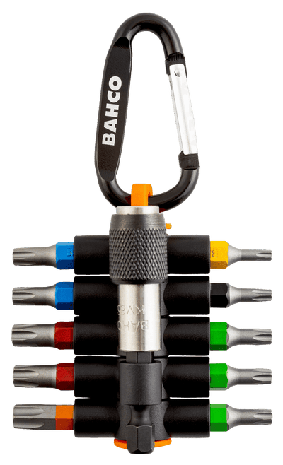 Bahco sticky bits | 59s tcs11-1 - gekleurde torxbits met magnetische bithouder