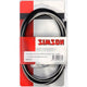 Simson rollerbrake remkabelset compleet RVS zwart op kaart