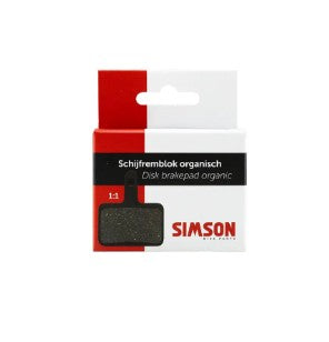 Pastillas de freno de disco Simson orgánicas Shimano Tektro