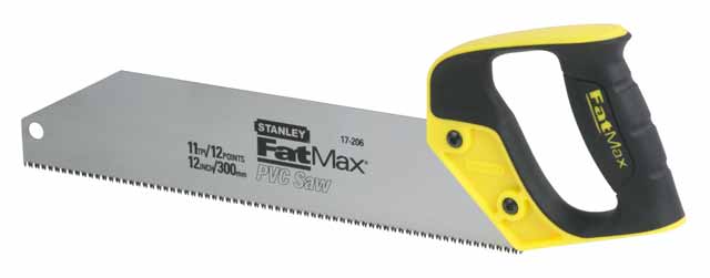 Herramientas manuales Stanley sierra manual de pvc fatmax 300 mm - 11t pulgadas - 2-17-206