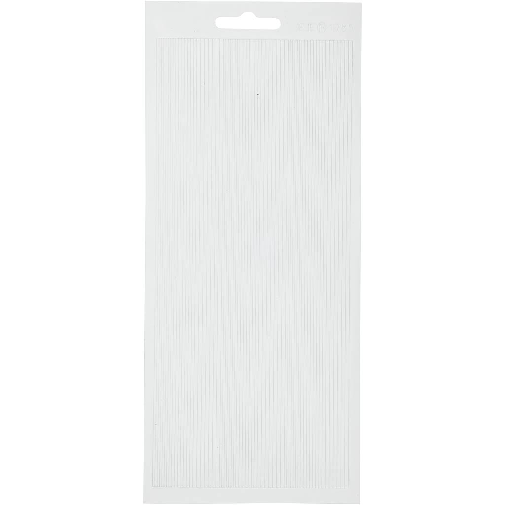 Pegatinas de empresa Creativ, cenefas, hoja 10x23 cm, blanco, 1 hoja