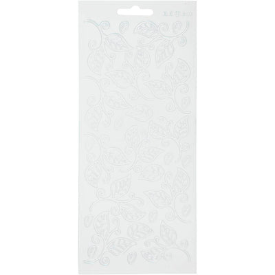 Https: www.cchobby.nl stickers-bladeren-vel-10x23-cm-wit-1-vel