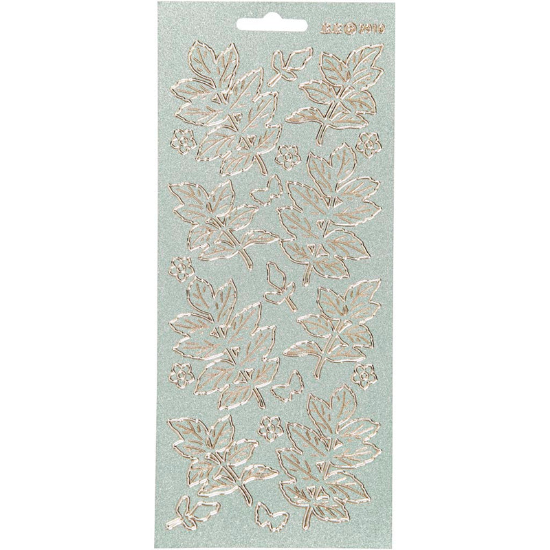 Pegatinas Creativ Company, hojas, hoja 10x23 cm, dorado, 1 hoja
