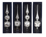 Decoris peak glass silver 31cm - afbeelding 2