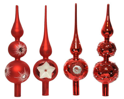 Decoris bicchiere a visiera Natale rosso 31cm