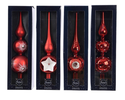 Decoris bicchiere a visiera Natale rosso 31cm