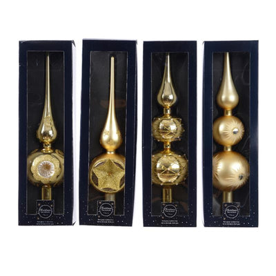 Decoris bicchiere a punta grande ø8x31cm oro chiaro