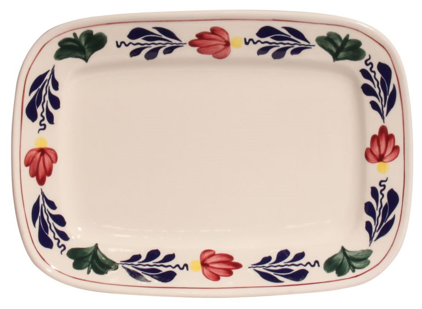 Plateau Boerenbont 2 pezzi 25x18cm