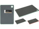Eccellente tagliere per casalinghi in plastica 23x16 cm nero