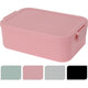 Portapranzo in plastica con clip 20x14x7cm