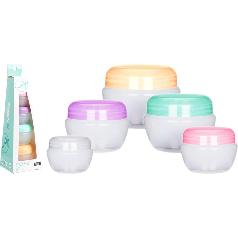 Set da viaggio Proworld vasetti da 5 pezzi