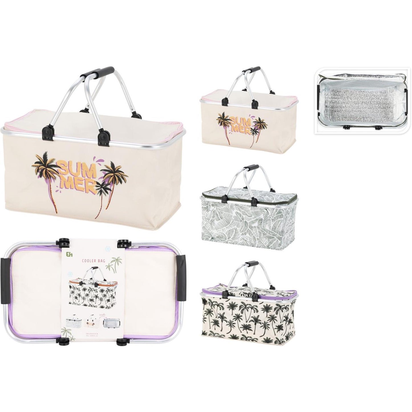 Ottima borsa frigo casalinghi 35l 48x28xh24cm 3 ass.