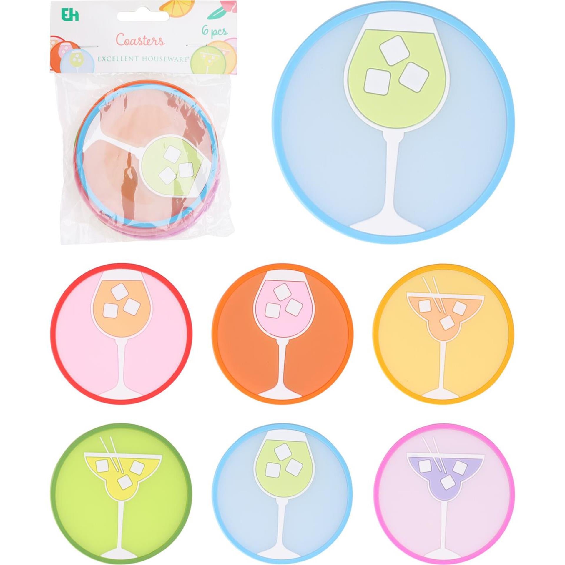 Eccellente set di sottobicchieri per la casa composto da 6 pezzi