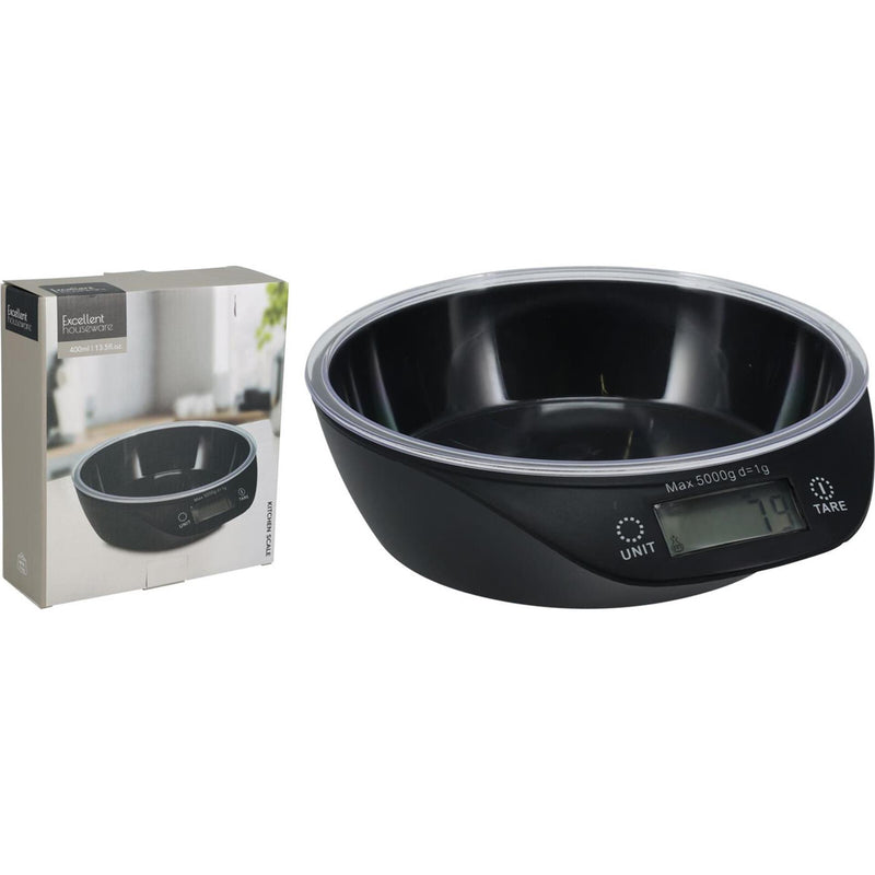 Excelent houseware keukenweegschaal met mengkom