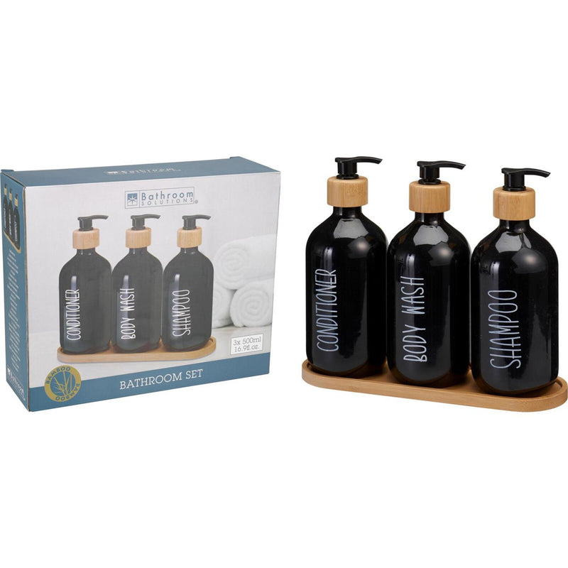 Bathroom solutions badkamer set van 3 flessen 500ml