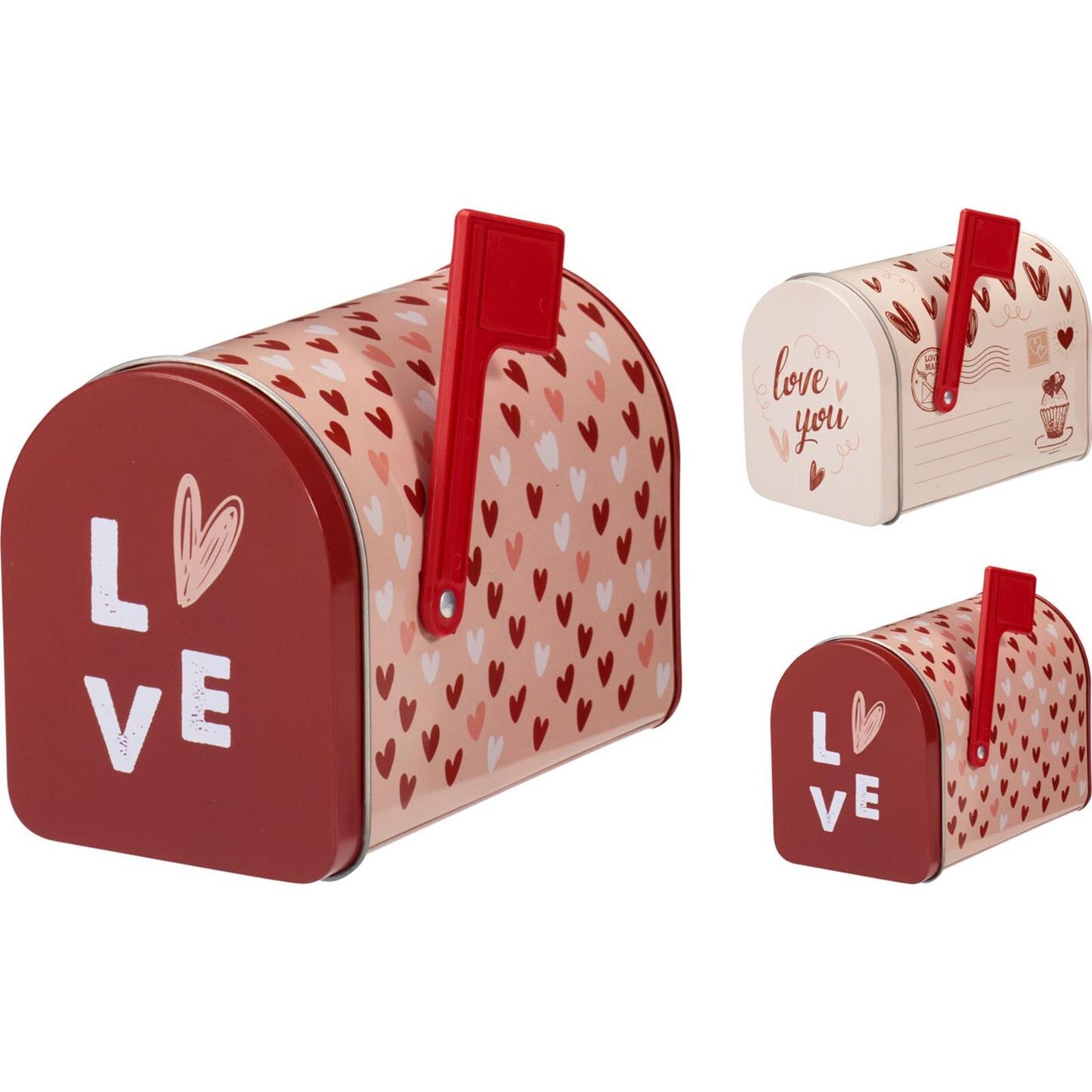 Cassetta delle lettere in latta per riporre lo stile domestico, San Valentino