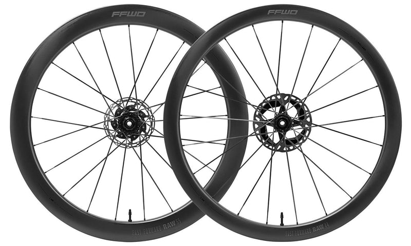 Coppia ruote Sram ffwd raw 55 44 combo set ceramicspeed nero opaco xdr