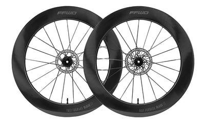 Shimano ffwd wheelset raw77 fcc 77mm 2:1 ceramicspeed 12sp glossy black