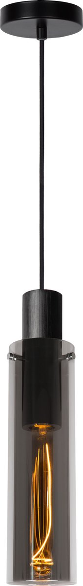 Lucide orlando - hanglamp - ø 10 cm - 1xe27 - fumé