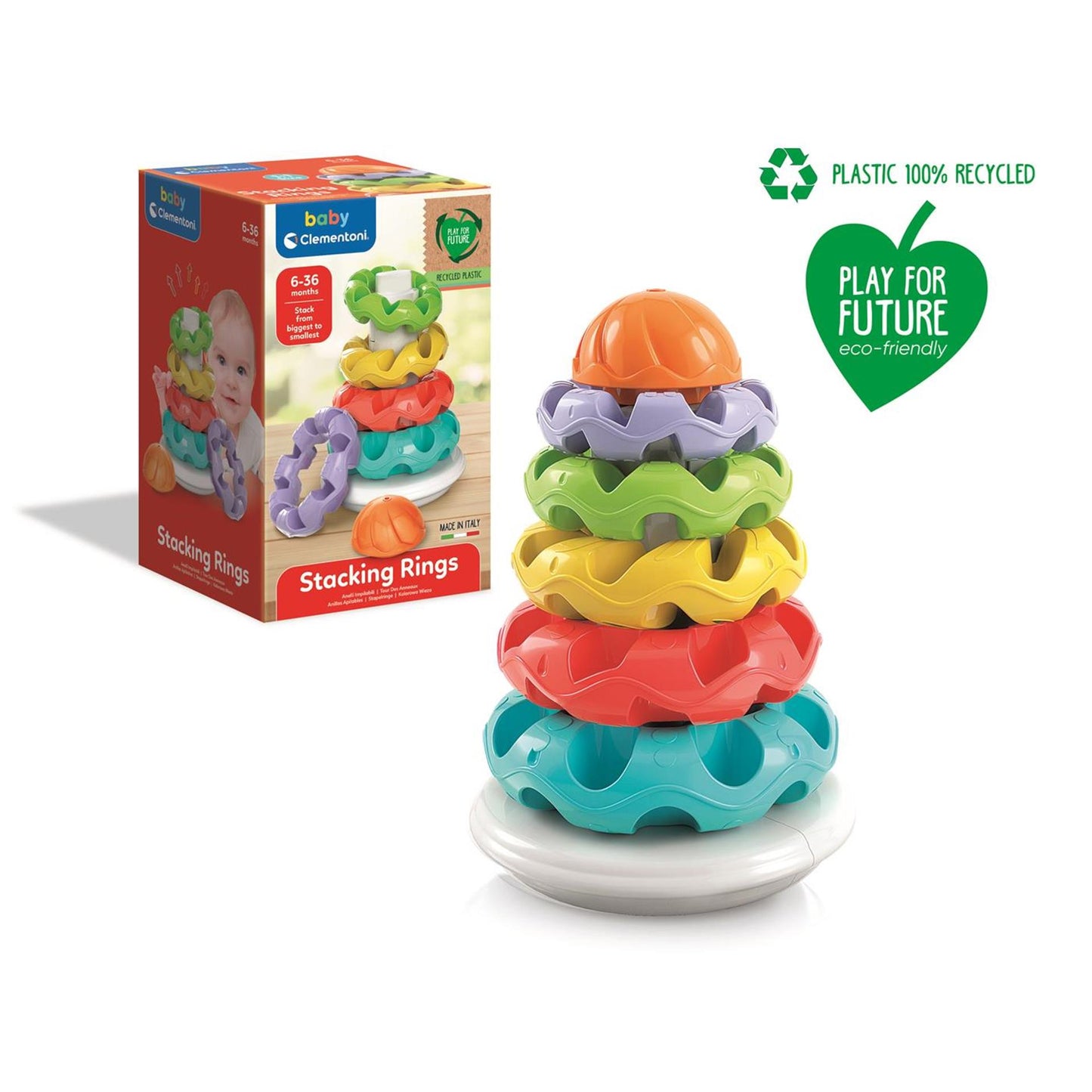 Anelli di clementoni baby stack