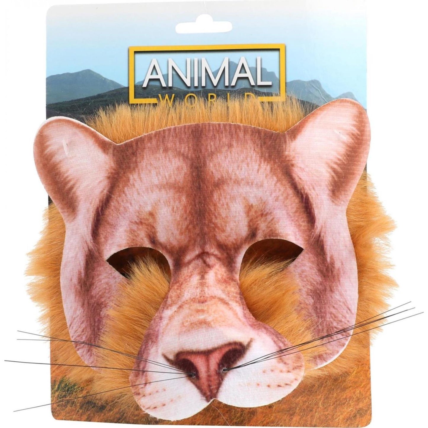 Toi-toys toi giocattoli maschera animale con pelliccia finta