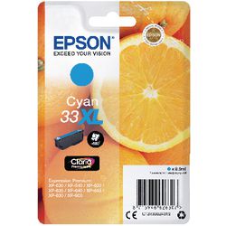 Cartucho de tinta epson c13t33624012 cian