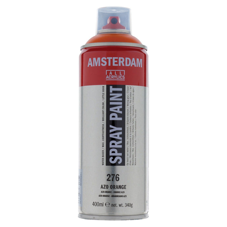 Amsterdam all acrylics amsterdam • spray paint azo-oranje 276 400ml