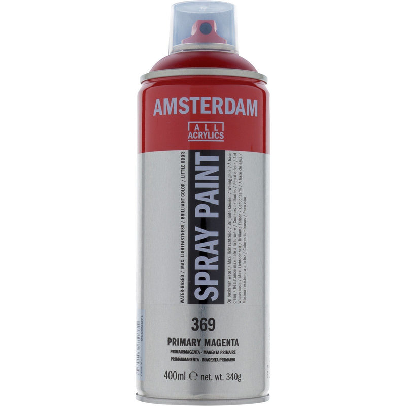 Amsterdam all acrylics amsterdam • spray paint primairmagenta 369 400ml
