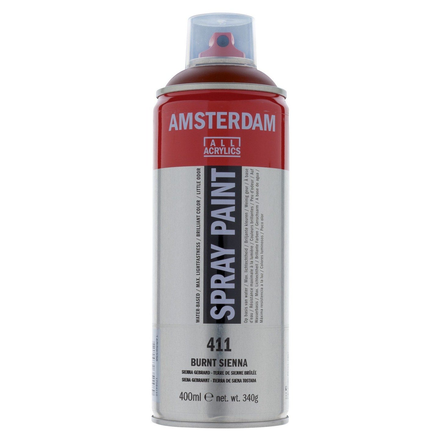 Amsterdam all acrylics amsterdam • spray paint sienna gebrand 411 400ml