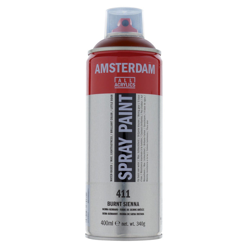 Amsterdam all acrylics amsterdam • spray paint sienna gebrand 411 400ml