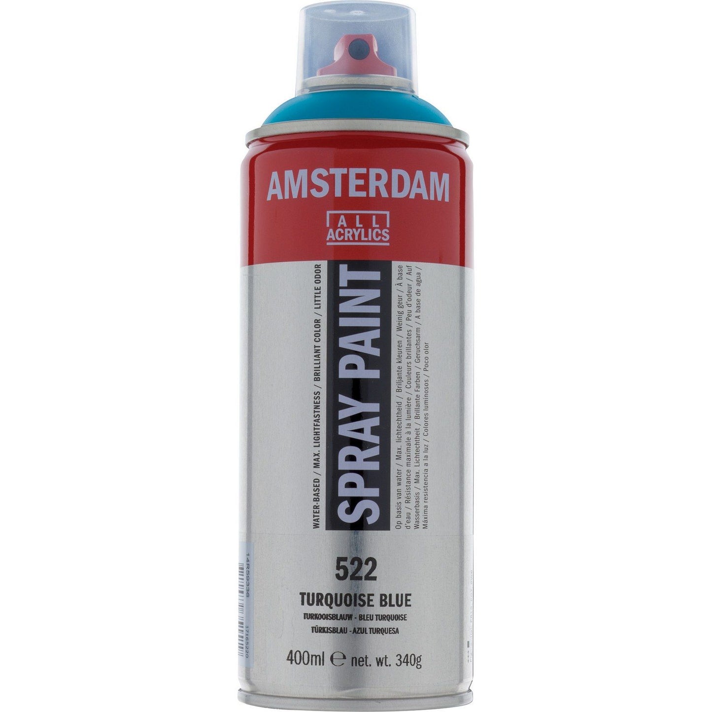 Amsterdam todos los acrílicos amsterdam • pintura en aerosol azul turquesa 522 400ml