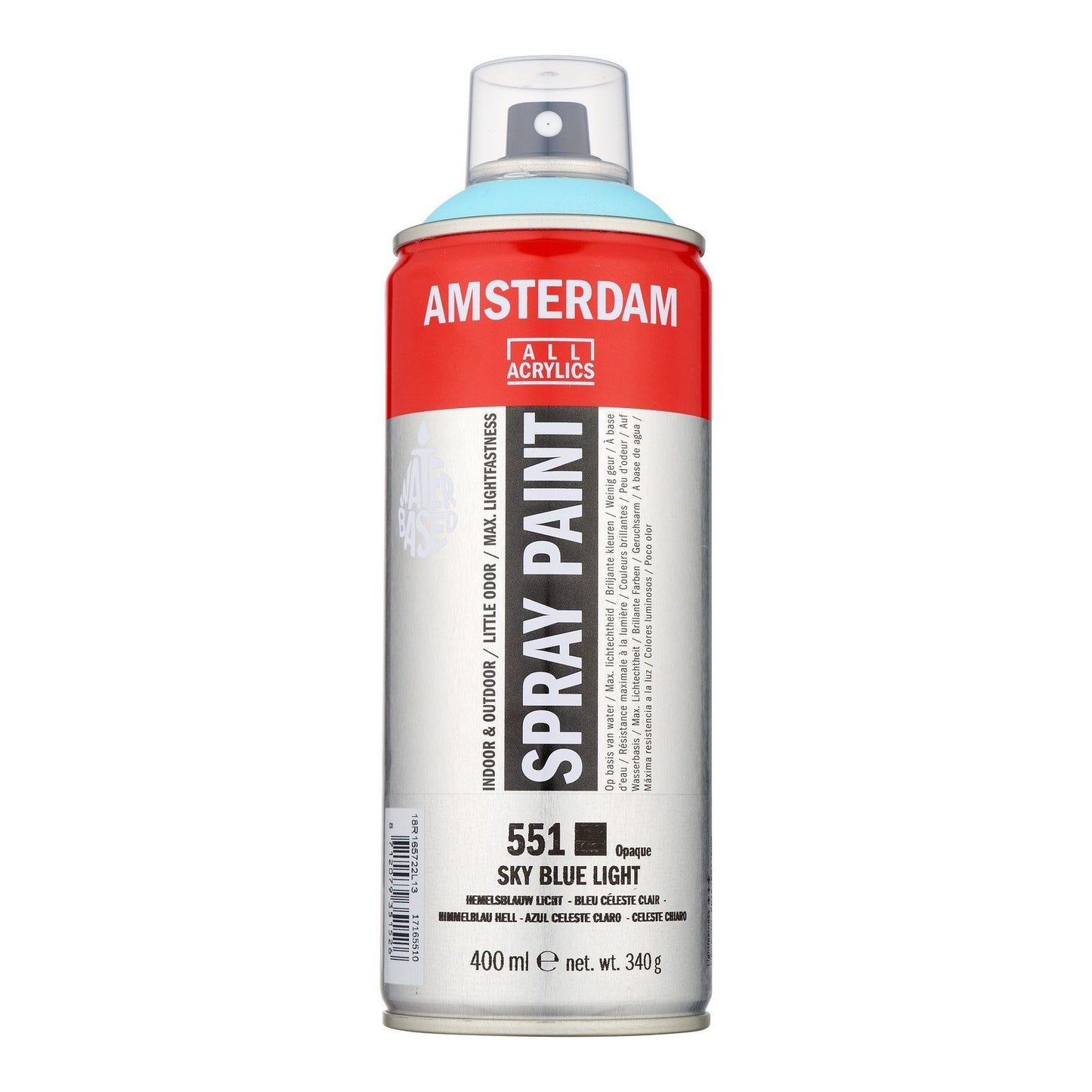 Amsterdam todos los acrílicos amsterdam • pintura en aerosol azul cielo claro 551 400ml