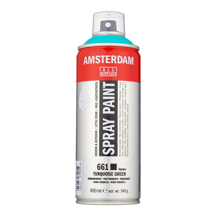 Amsterdam all acrylics amsterdam • spray paint turkooisgroen 661 400ml