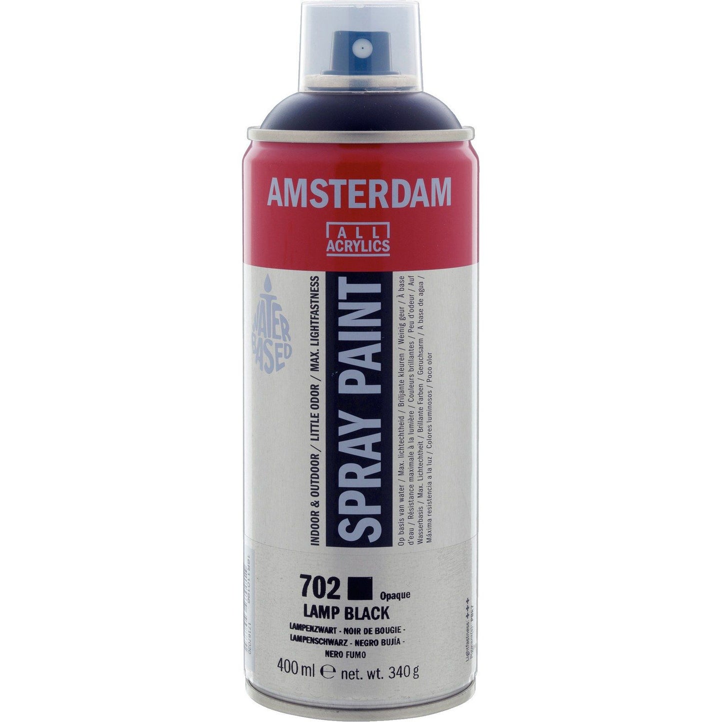 Amsterdam all acrylics amsterdam • spray paint lampenzwart 702 400ml