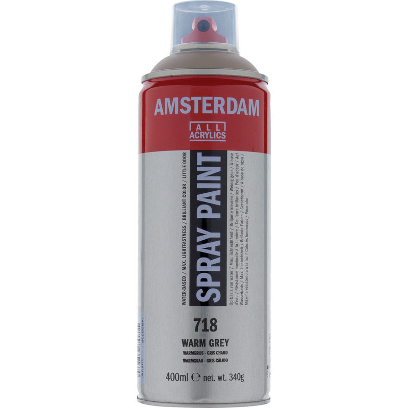 Amsterdam all acrylics amsterdam • spray paint warmgrijs 718 400ml