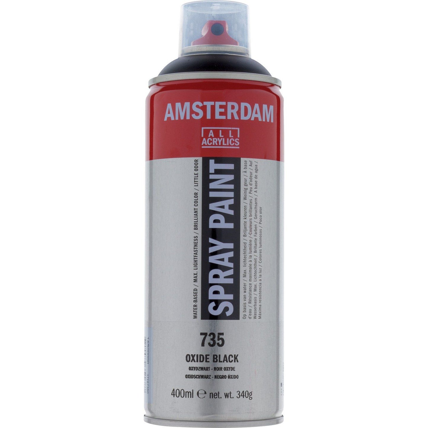 Amsterdam todos los acrílicos amsterdam • pintura en aerosol óxido negro 735 400ml