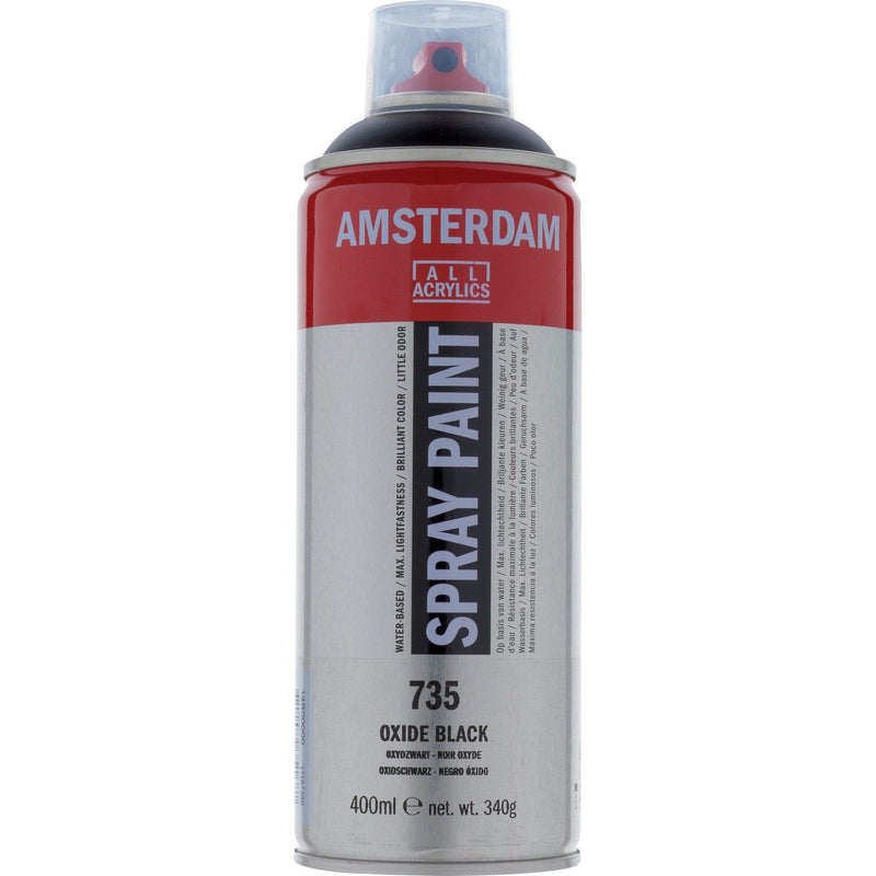 Amsterdam todos los acrílicos amsterdam • pintura en aerosol óxido negro 735 400ml
