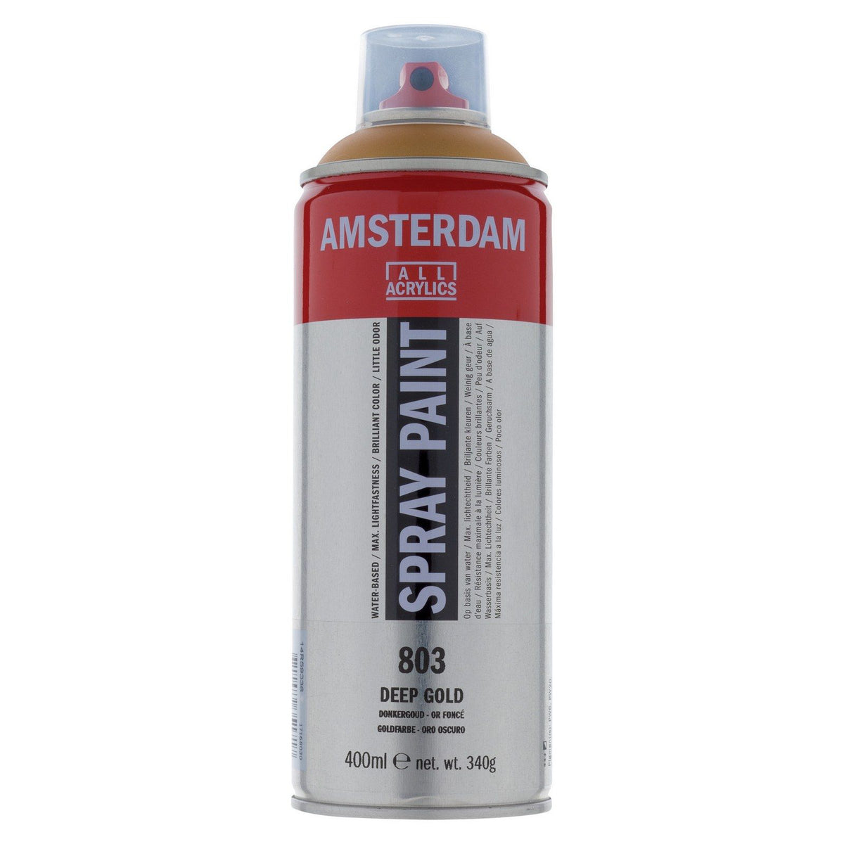 Amsterdam all acrylics amsterdam • spray paint donkergoud 803 400ml