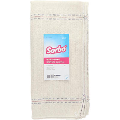 Gofres Sorbo 40x40cm, paquete de 5