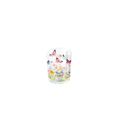 Farfalle porta tealight Ambiente in campo bianco