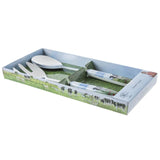 Wiebe van der zee 2 dlg saladebestek 25,5cm porselein rvs - afbeelding 2