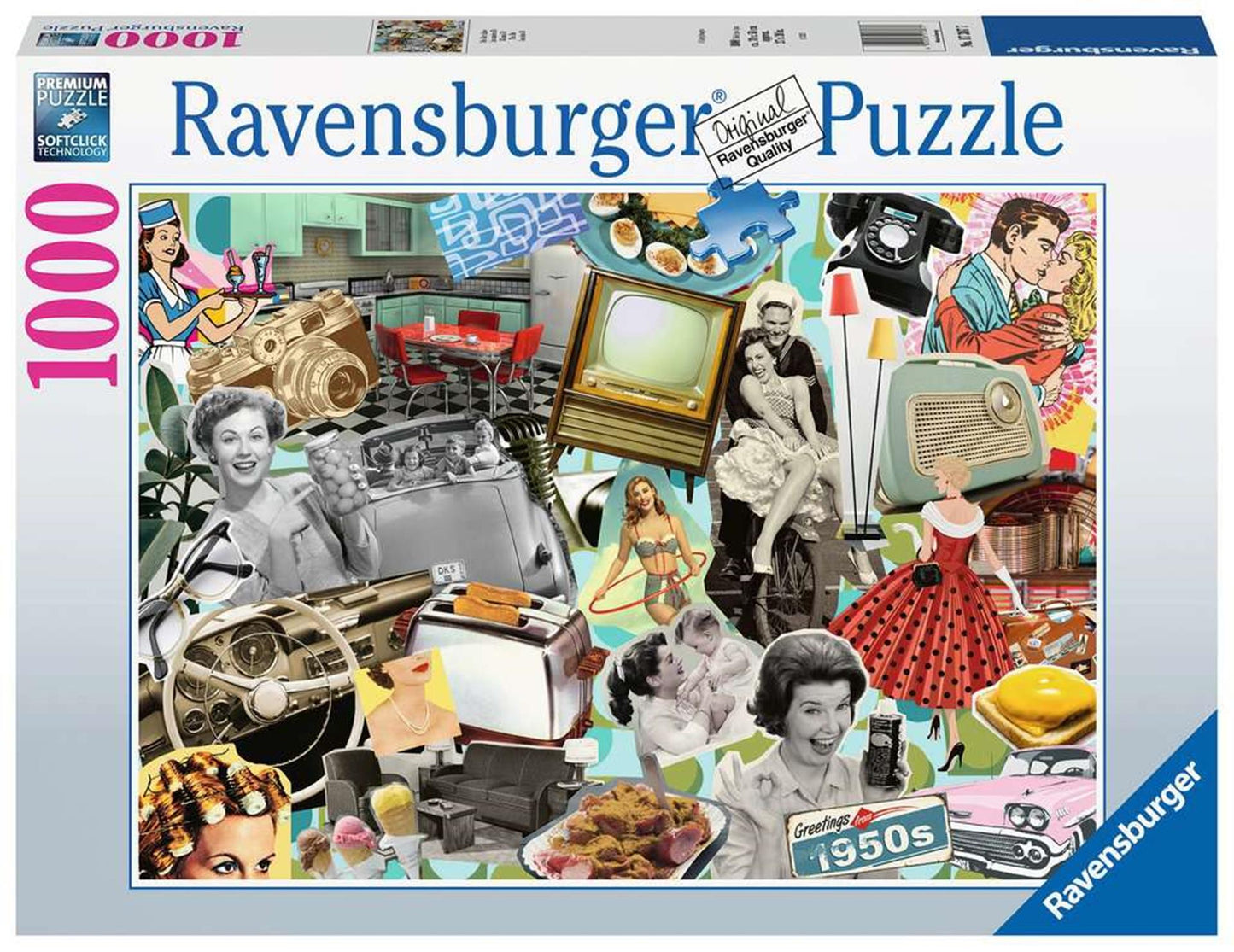 Ravensburger rompecabezas de los años 50 1000pzs