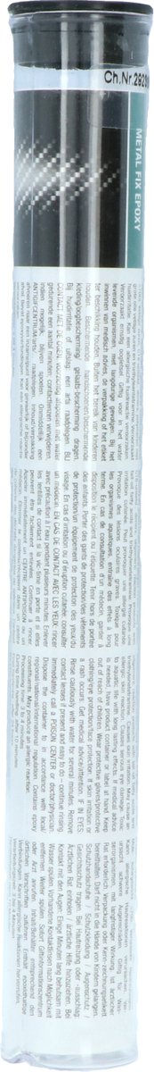 Womi agente riparatore metal fix epossidico w213 – 114 g grigio – forte riparazione del metallo – formula epossidica 2k – risultato resistente all'usura