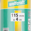 Wolfcraft hecht-schuurpapier-rol | k180 | 4m x 115mm | 1 stuk - 1742000
