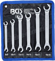 Bgs technic open double ring wrench set sw 8 x 9 - 18 x 19 mm 6 pcs. - afbeelding 2