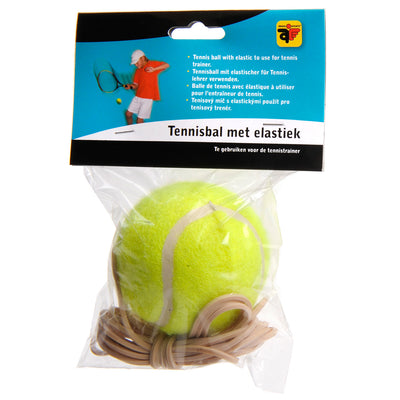 Bola de tenis con elástico