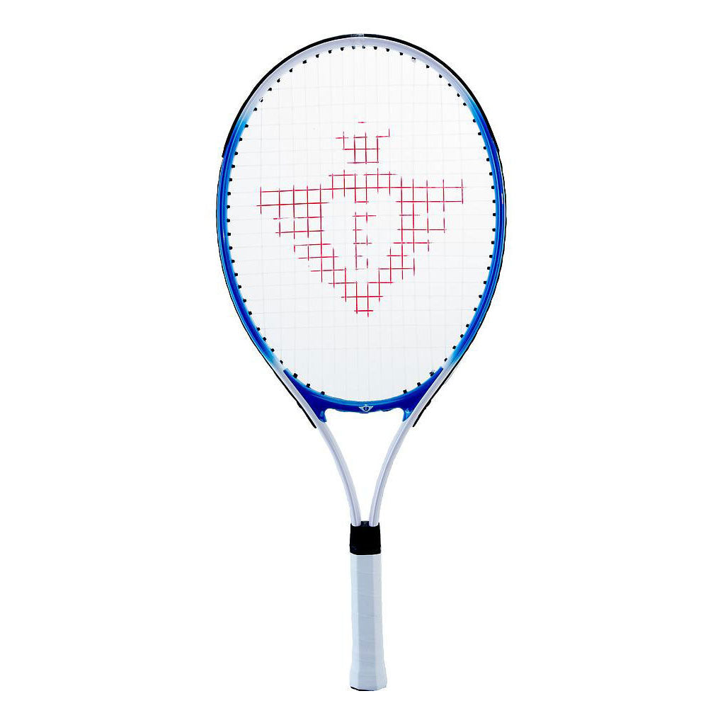 Racket da tennis con copertura e 2 palle blu